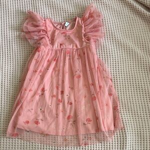 Old Navy Pink Floral Kids Dress